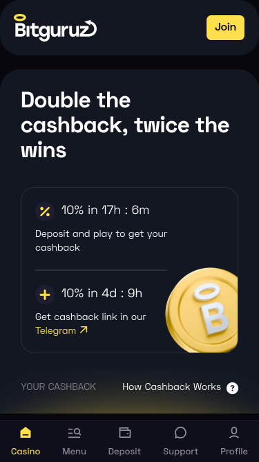 Bitguruz Casino Mobile Promotions