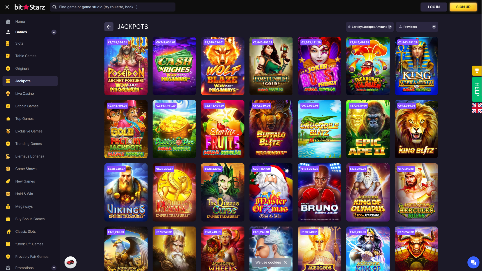 Jackpot de bureau de Bitstarz Casino