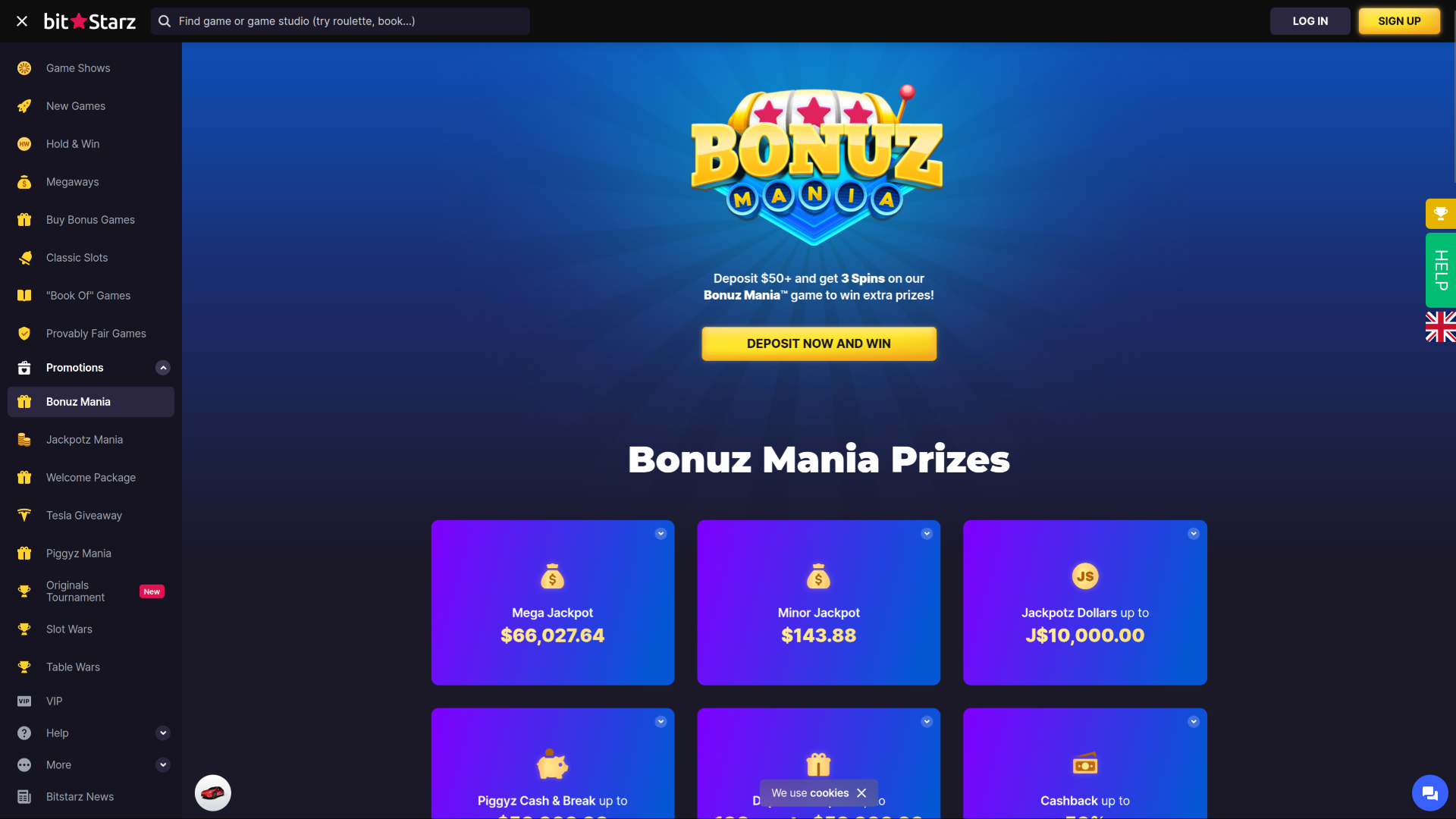 Promotions de bureau de Bitstarz Casino
