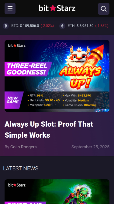 Actualités mobiles de Bitstarz Casino