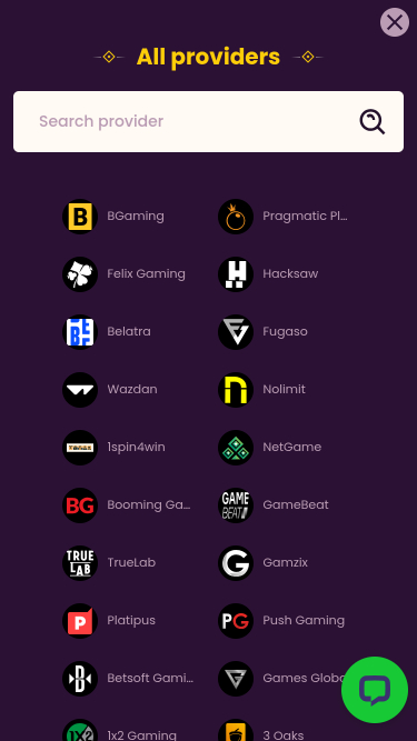 Développeurs de jeux mobiles de Bizzo Casino