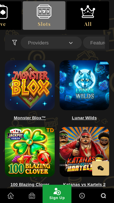 Jeux mobiles de Black Label Casino