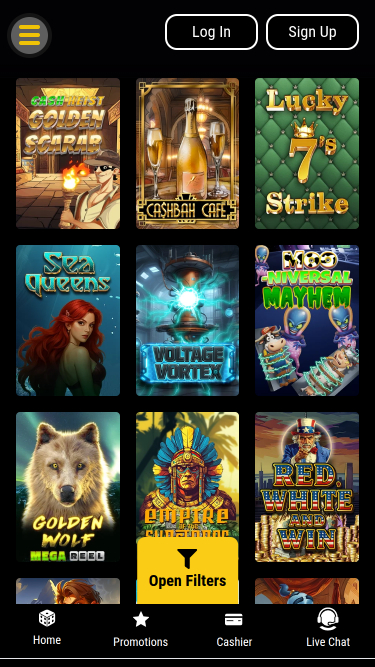 Juegos móviles de Black Lotus Casino