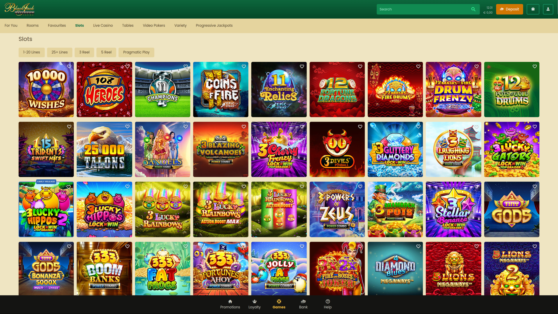 Игры Blackjack Ballroom для ПК