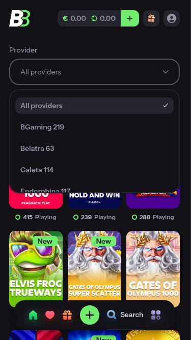 Développeurs de jeux de casino BlazeBet Mobile