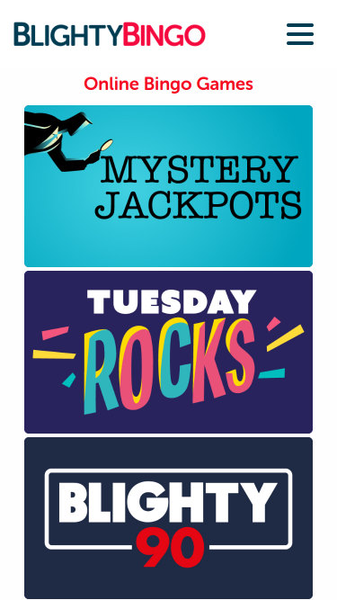 Bingo mobile di Blighty Bingo Casino