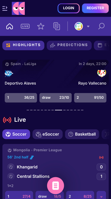 Casino Sports BlindLuck pour mobile