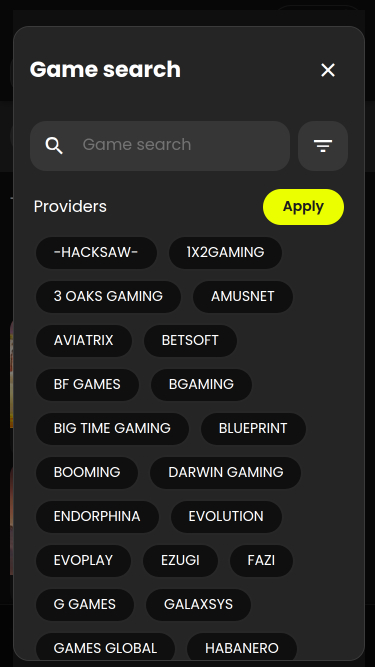 Мобильные разработчики игр BluffBet Casino