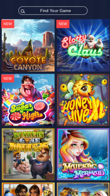 Jeux mobiles de Bobby Casino