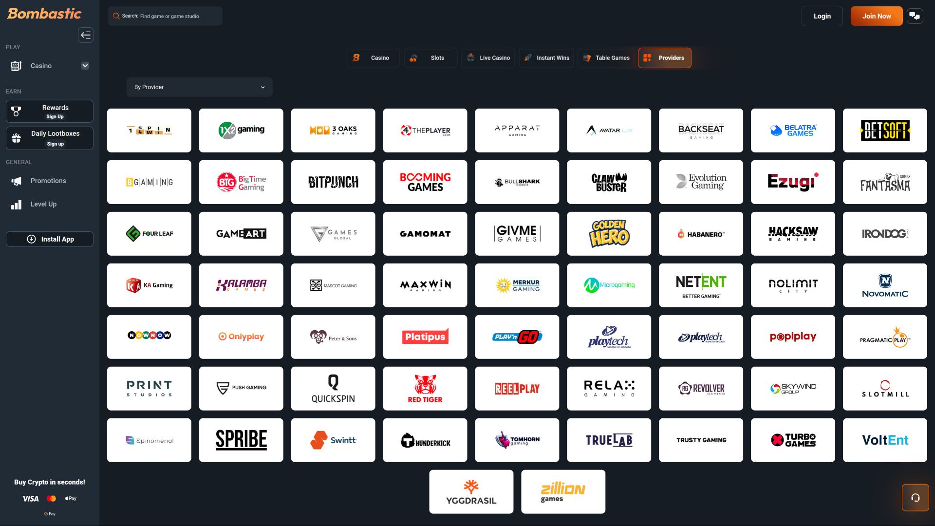 Bombastic Casino Desktop Game Developers