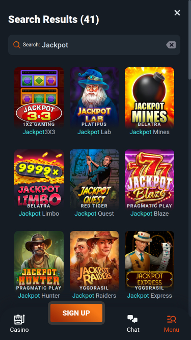 Bombastic Casino Mobile Jackpot