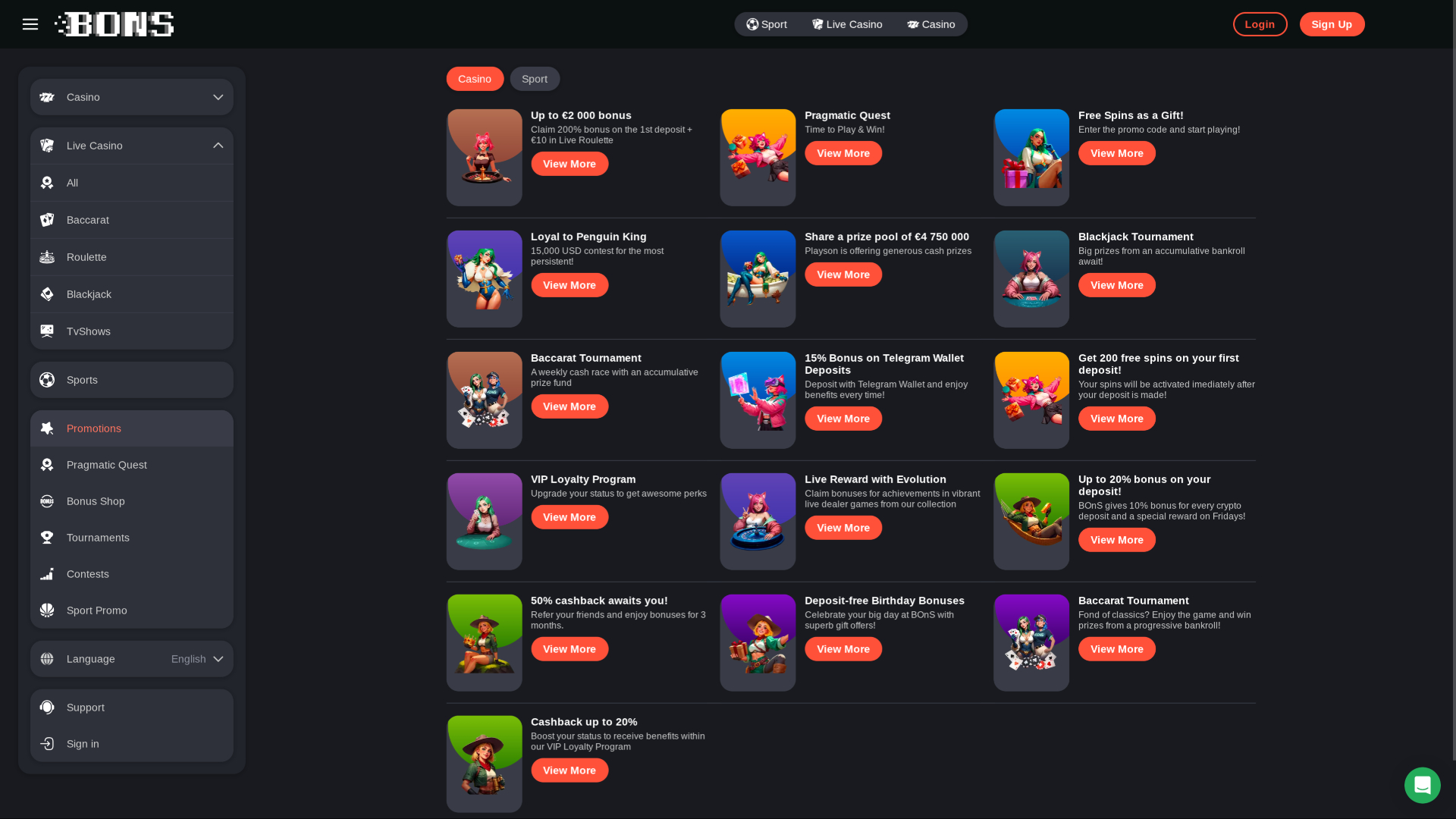 Promotions de Bons Casino sur ordinateur