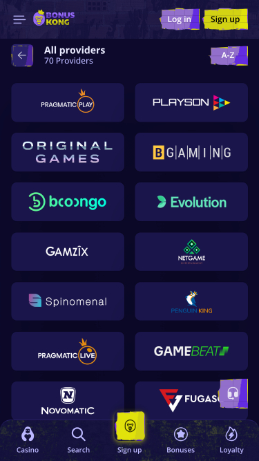 Sviluppatori di giochi da casinò BonusKong