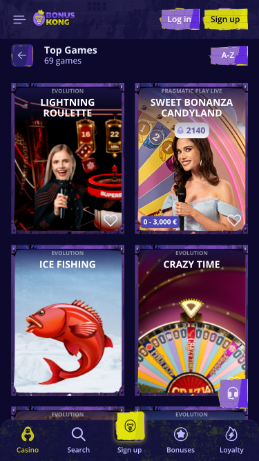 Casinò BonusKong con croupier dal vivo