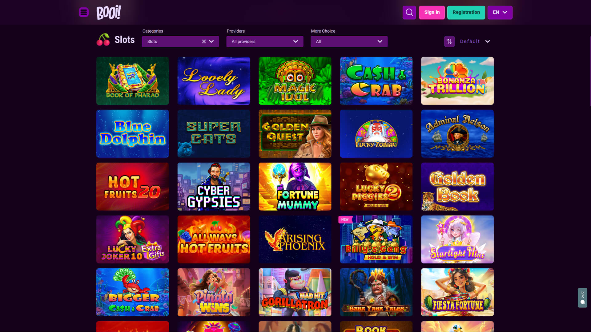 Booi Casino Desktop Games