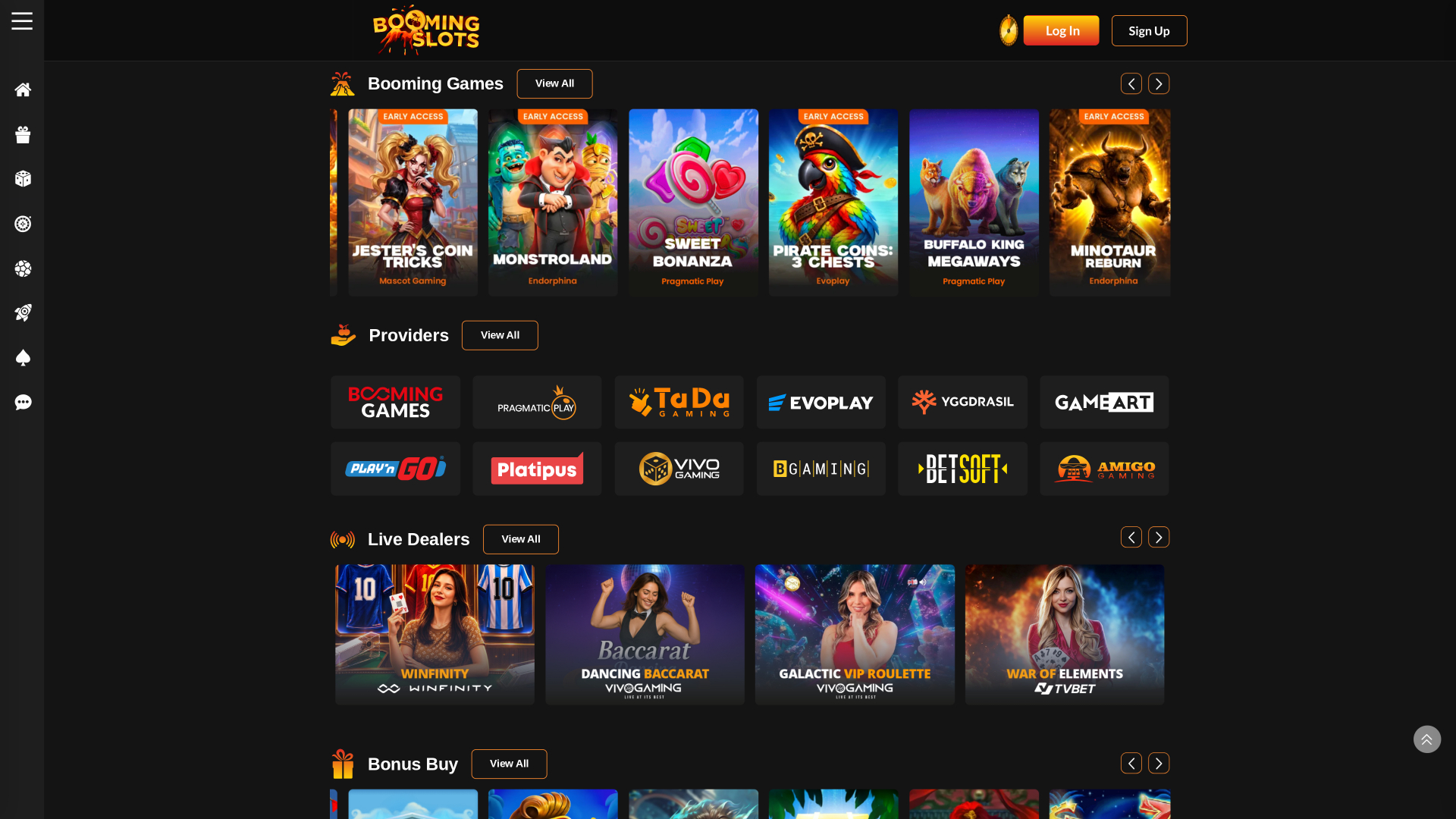 BoomingSlots Casino Desktop-Spieleentwickler