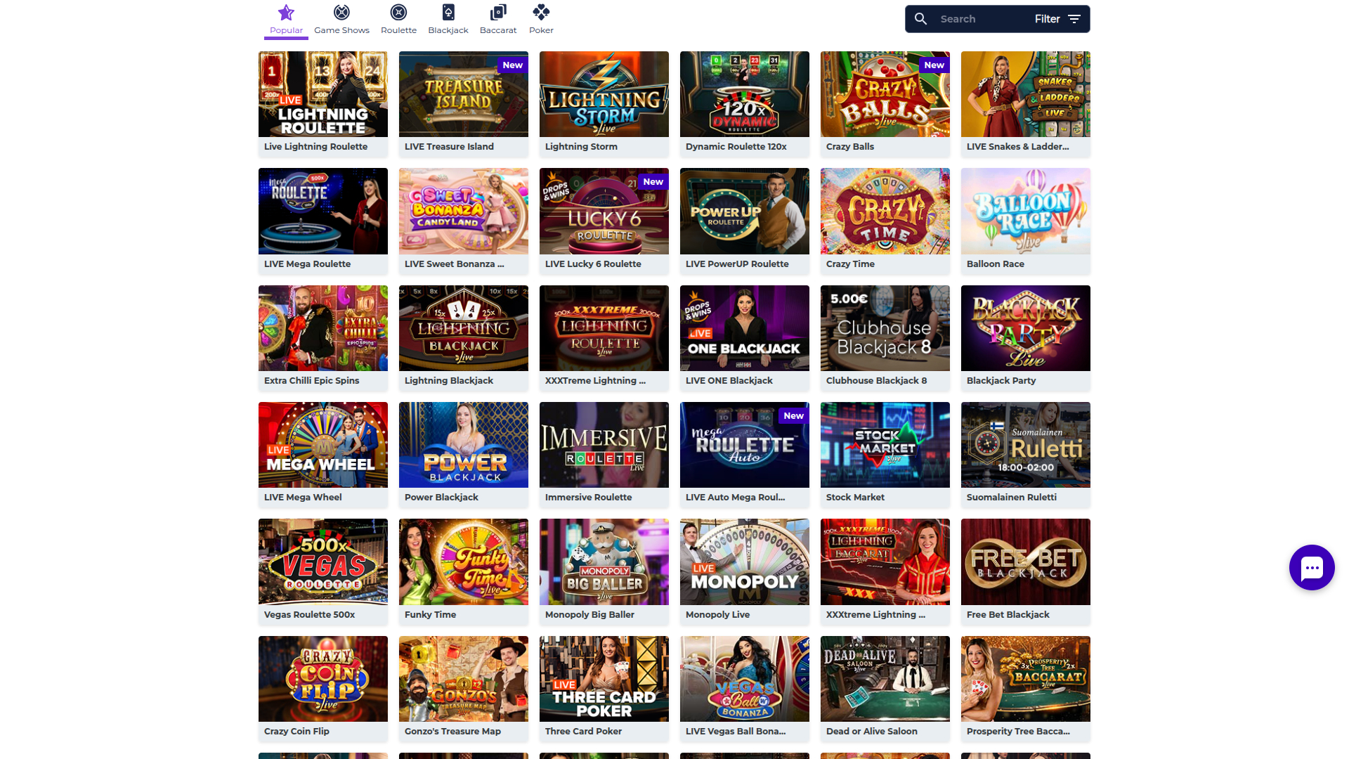 Boost Casino Desktop-Live-Dealer