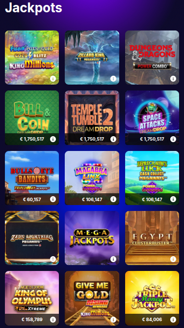 BoyleSports Casino mobile Jackpot