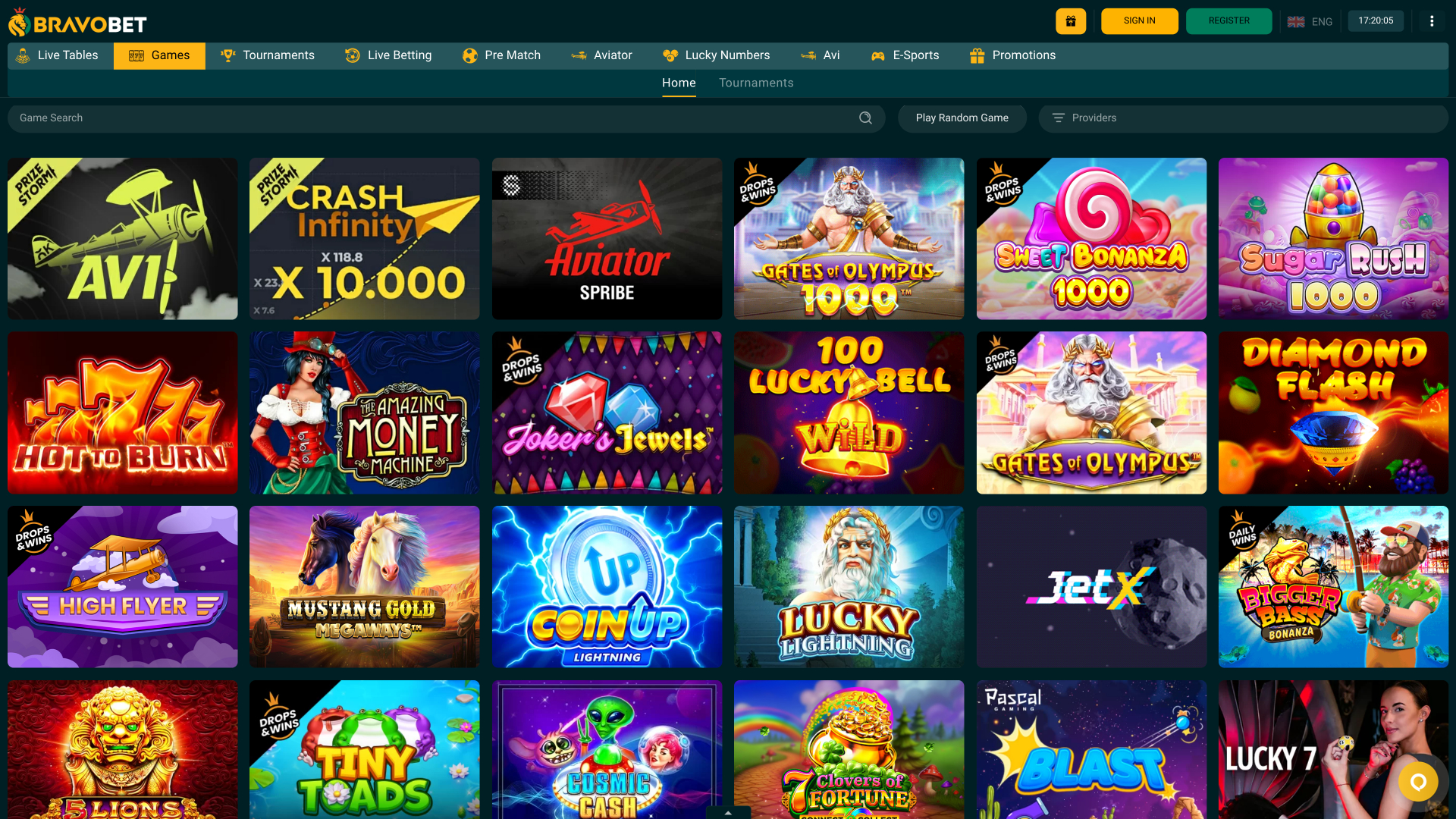 BravoBetカジノのデスクトップゲーム