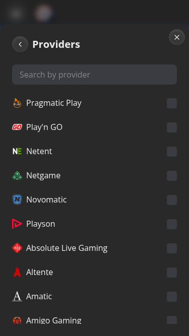 Développeurs de jeux mobiles de BruceBet Casino