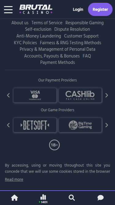Développeurs de jeux mobiles de Brutal Casino