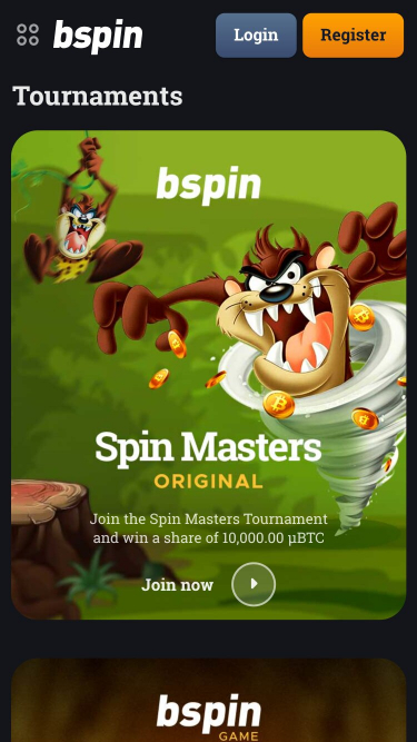 Bspin.io Casino Mobile Turniere