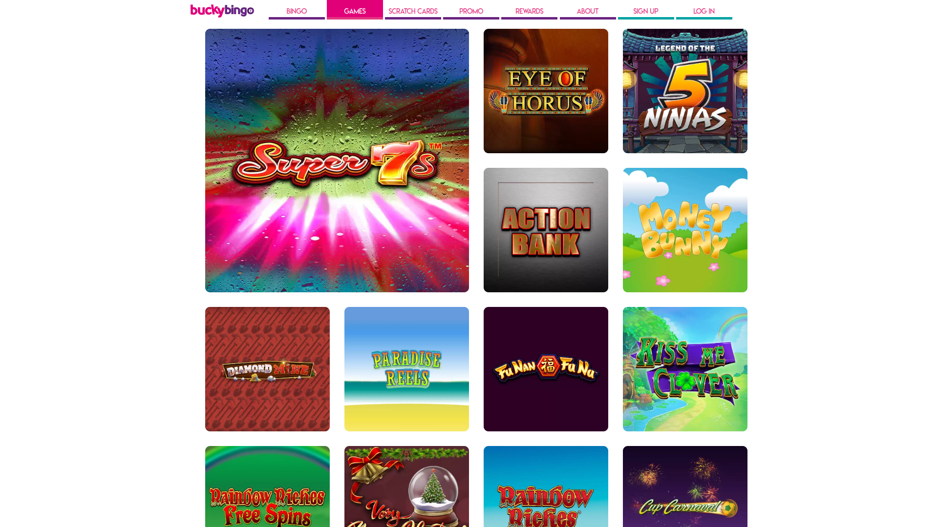 Jeux de bureau de Bucky Bingo