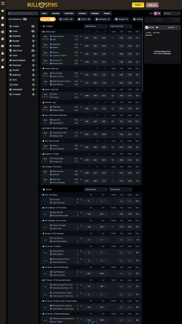 Bull Spins Casino Mobile Sports