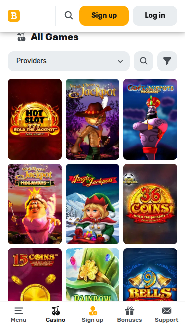 Bote móvil de Bulletz Casino