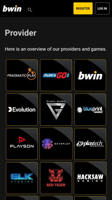 Bwin Casino Mobile-Spielentwickler