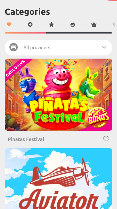 Jeux mobiles de Cadoola Casino