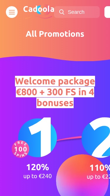 Cadoola Casino Mobile Promotions