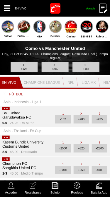 Caliente Casino Mobile Sports Betting