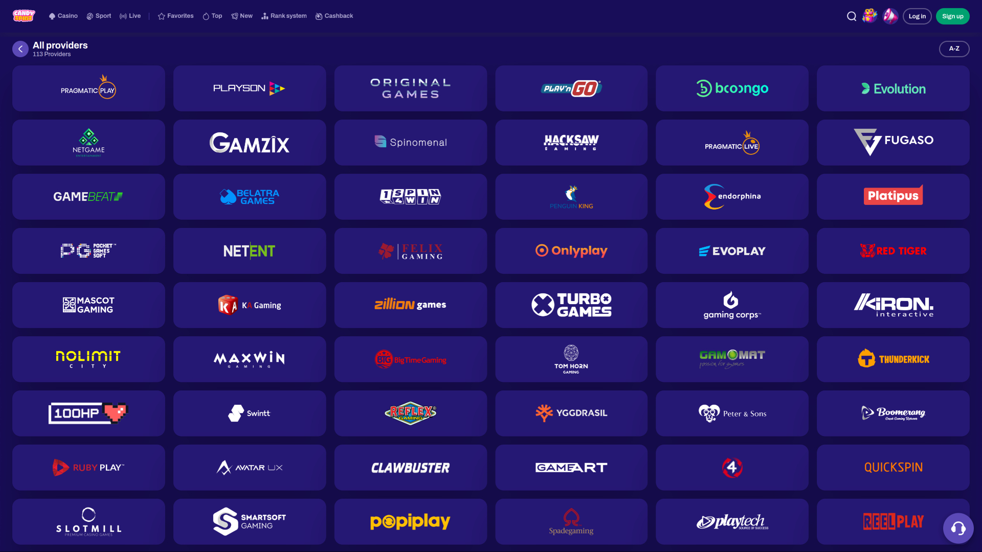 CandySpinz Casino Bureau Développeurs de Jeux