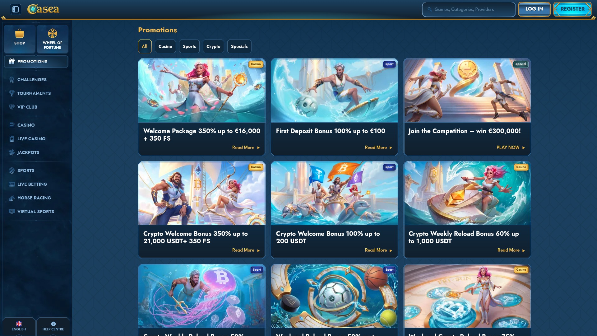 Promociones del Casino Casea