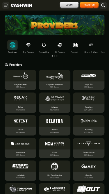 Développeurs de jeux de Cashwin sur mobile