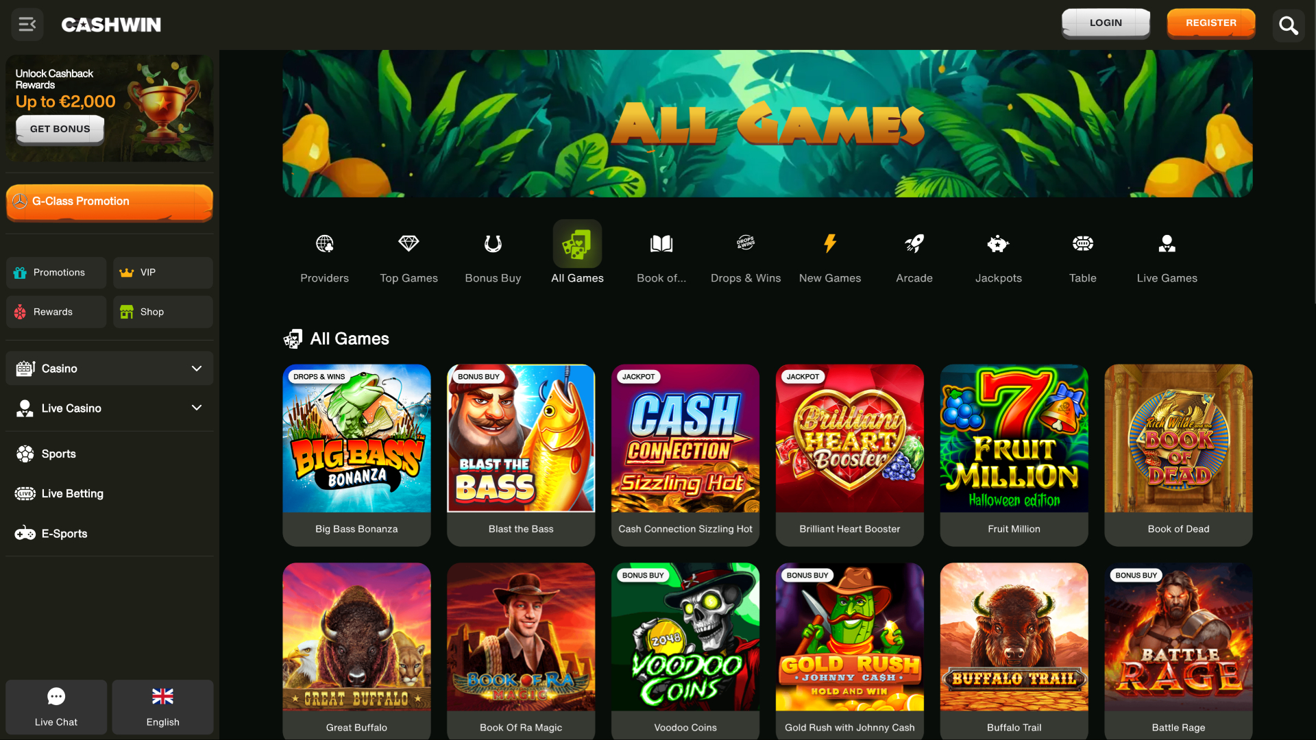 Jeux de Cashwin sur ordinateur