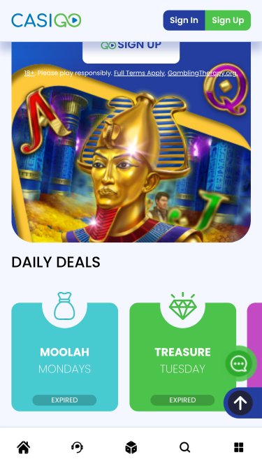 Promotions du casino Casigo sur mobile