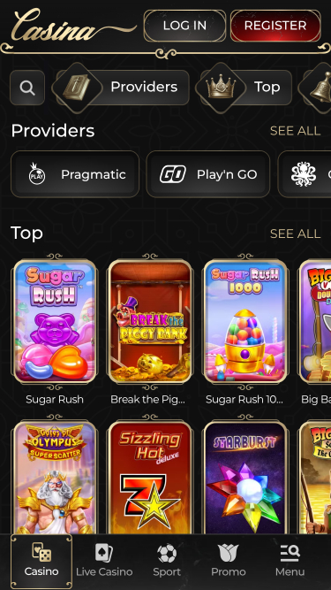 Juegos de casino Casina