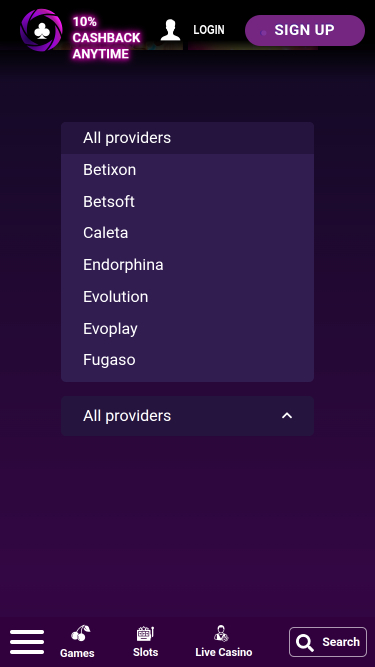 Sviluppatori di giochi mobili di Casino Bit
