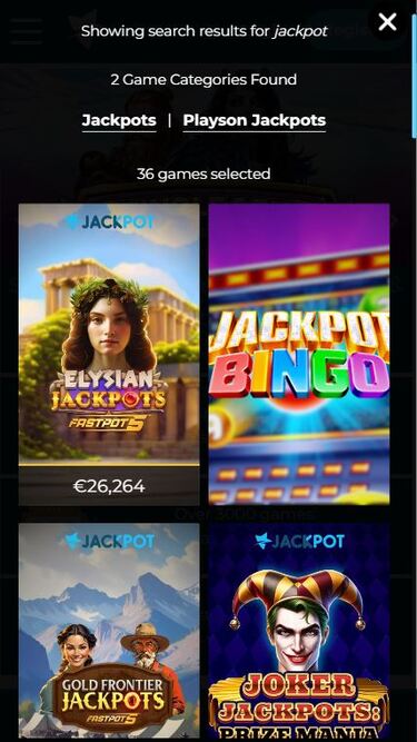 Jackpot mobile de Casino Estrella