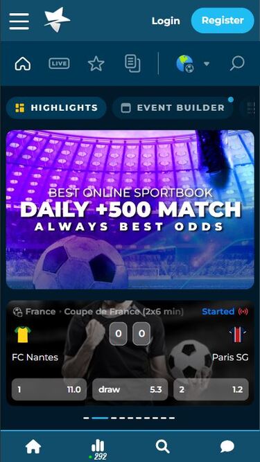 Sports mobiles de Casino Estrella