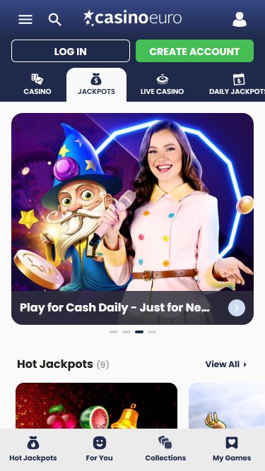 Imagen del premio mayor móvil del Casino Euro