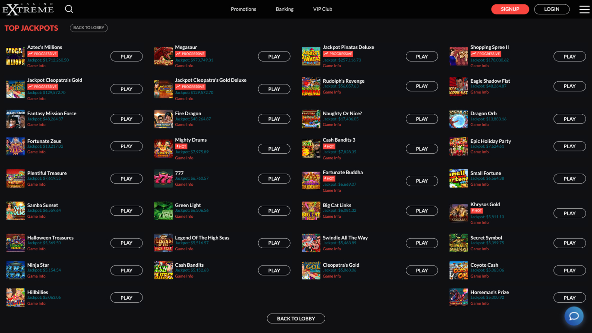 Casino Extreme Desktop-Jackpot