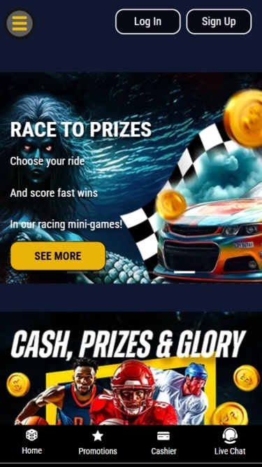 Promotions de Casino Grand Bay sur mobile