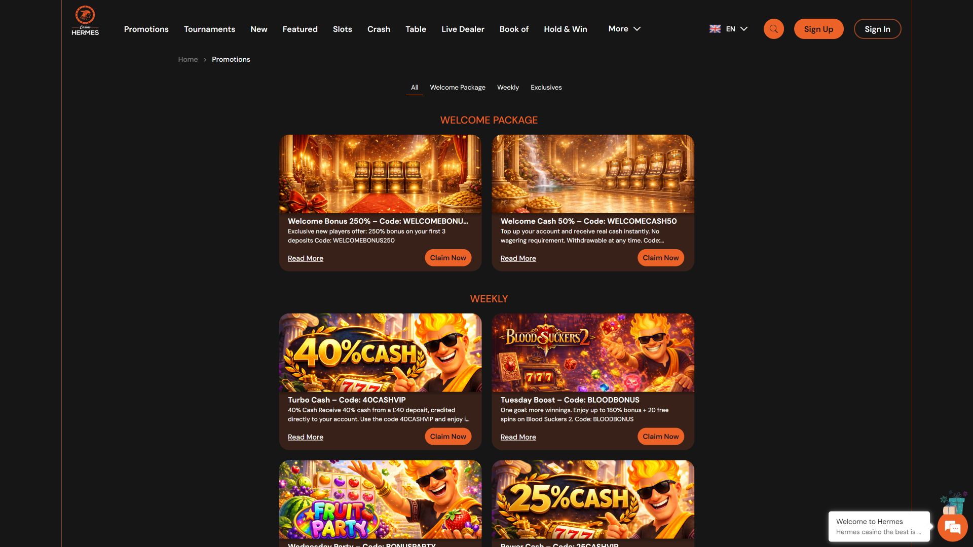 Image 1 des promotions de bureau Casino Hermes
