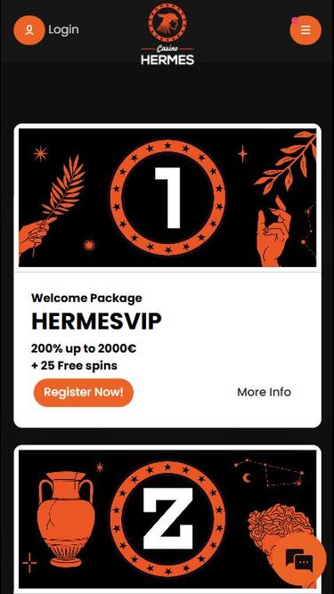 Promotions mobiles de Casino Hermes