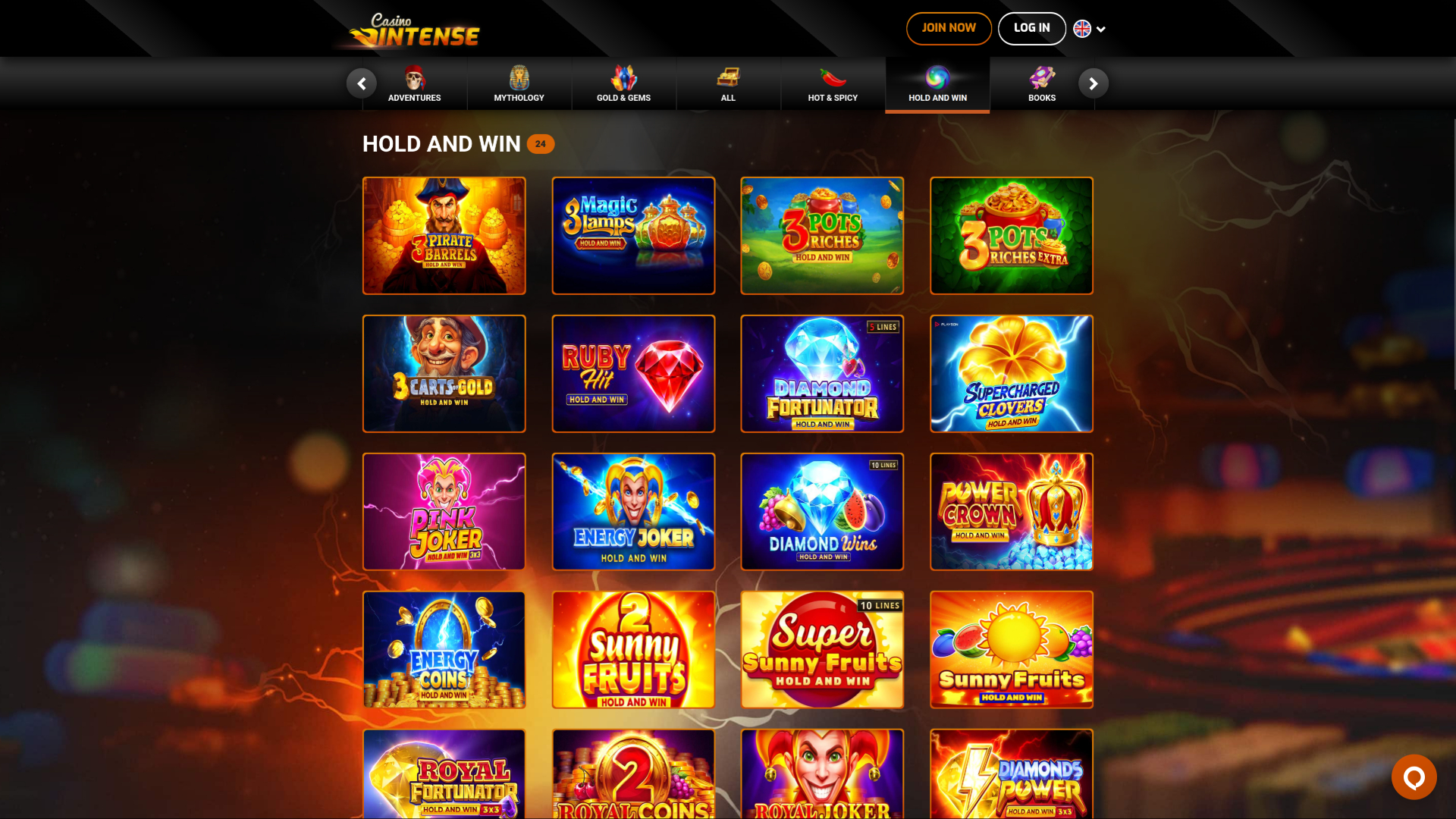 Casino Intense Bureau Hold and Win
