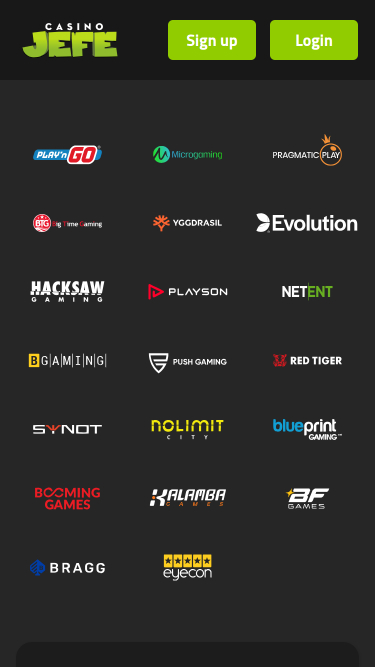 Casino JEFE Développeurs de jeux mobiles