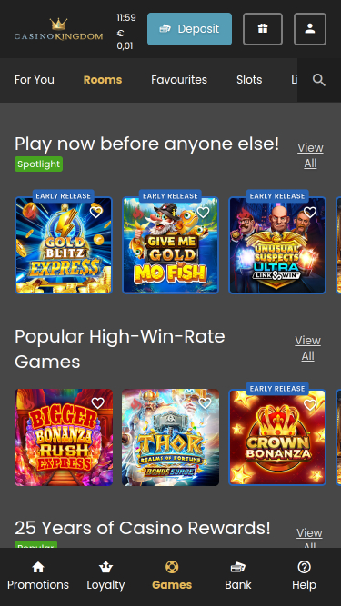 Casino Kingdom Salles mobiles